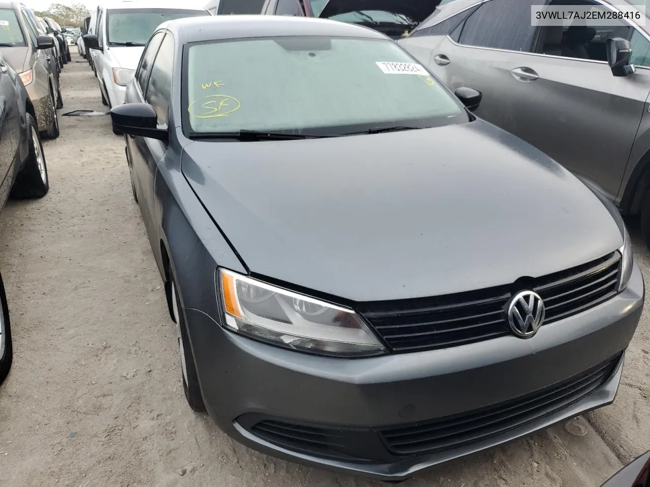 2014 Volkswagen Jetta Tdi VIN: 3VWLL7AJ2EM288416 Lot: 77832824