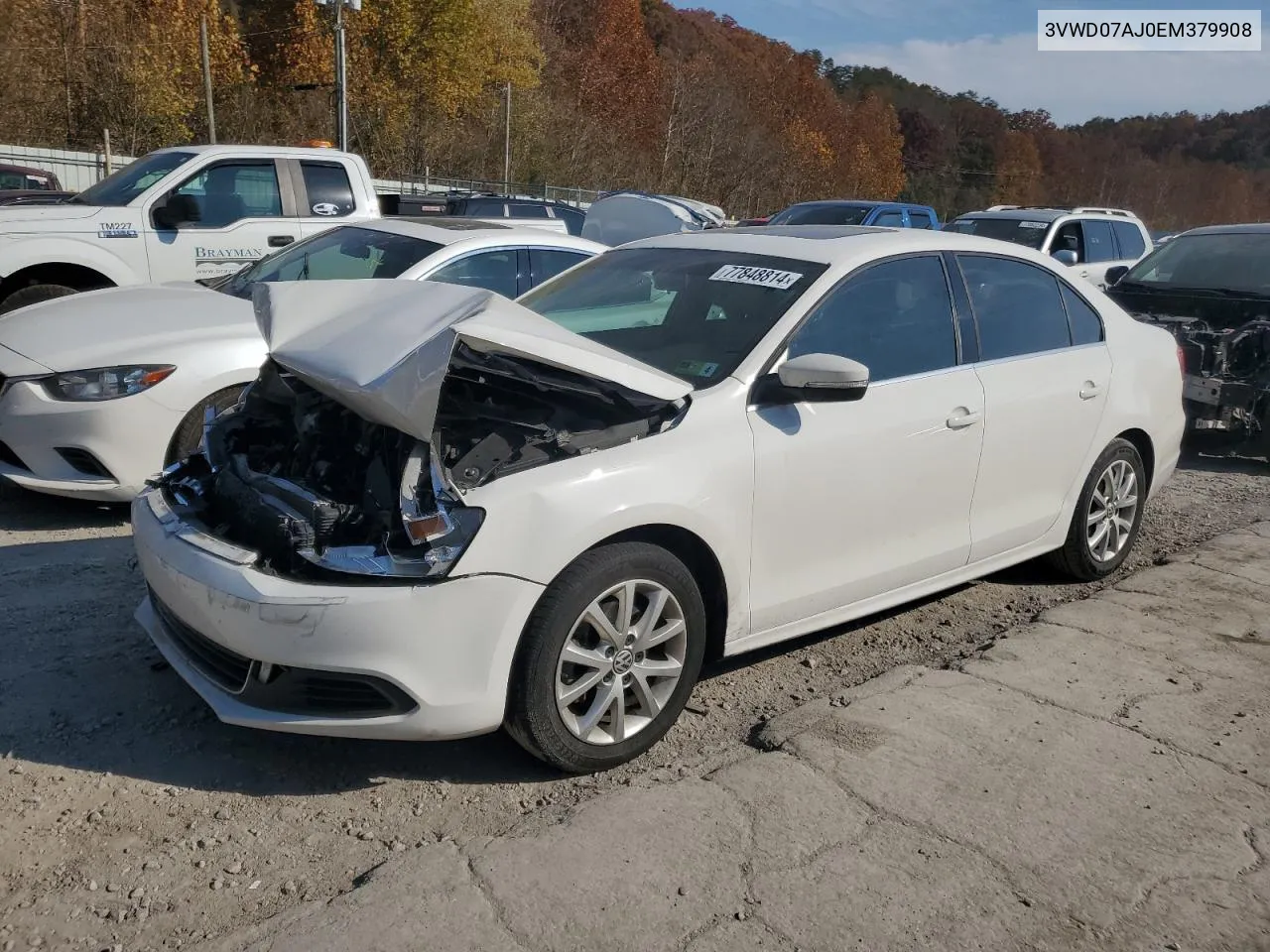 2014 Volkswagen Jetta Se VIN: 3VWD07AJ0EM379908 Lot: 77848814