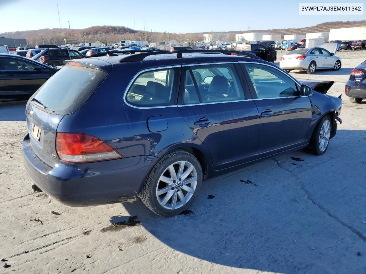 2014 Volkswagen Jetta Tdi VIN: 3VWPL7AJ3EM611342 Lot: 77897893