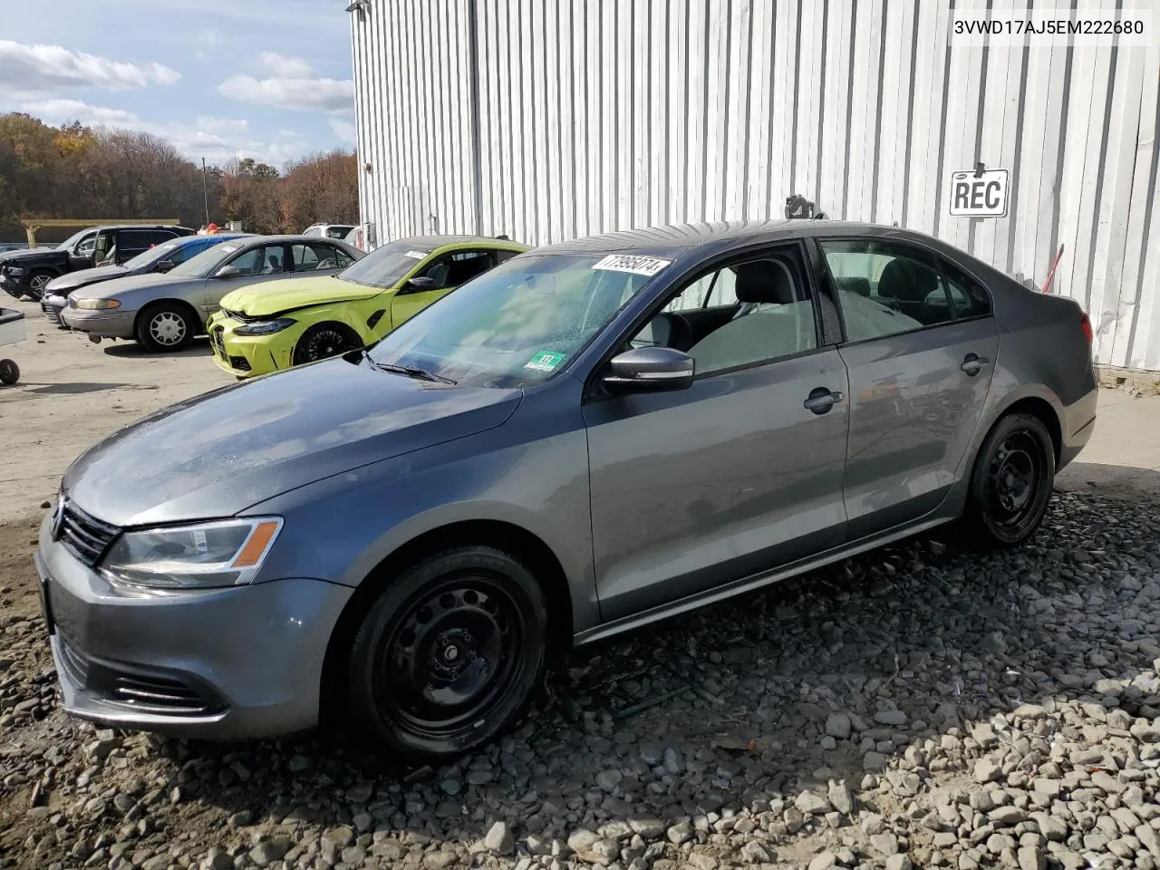 2014 Volkswagen Jetta Se VIN: 3VWD17AJ5EM222680 Lot: 77995074