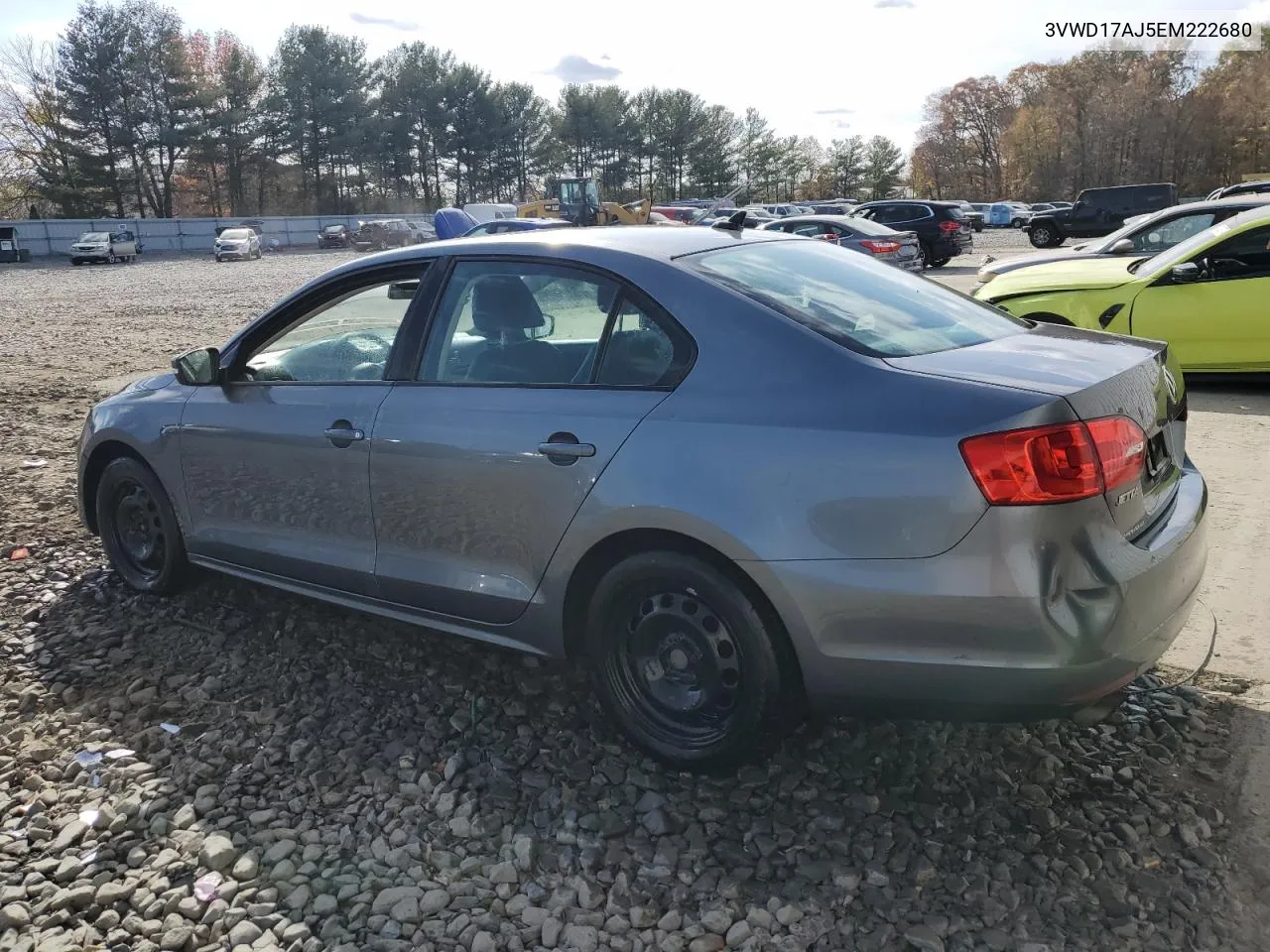 2014 Volkswagen Jetta Se VIN: 3VWD17AJ5EM222680 Lot: 77995074