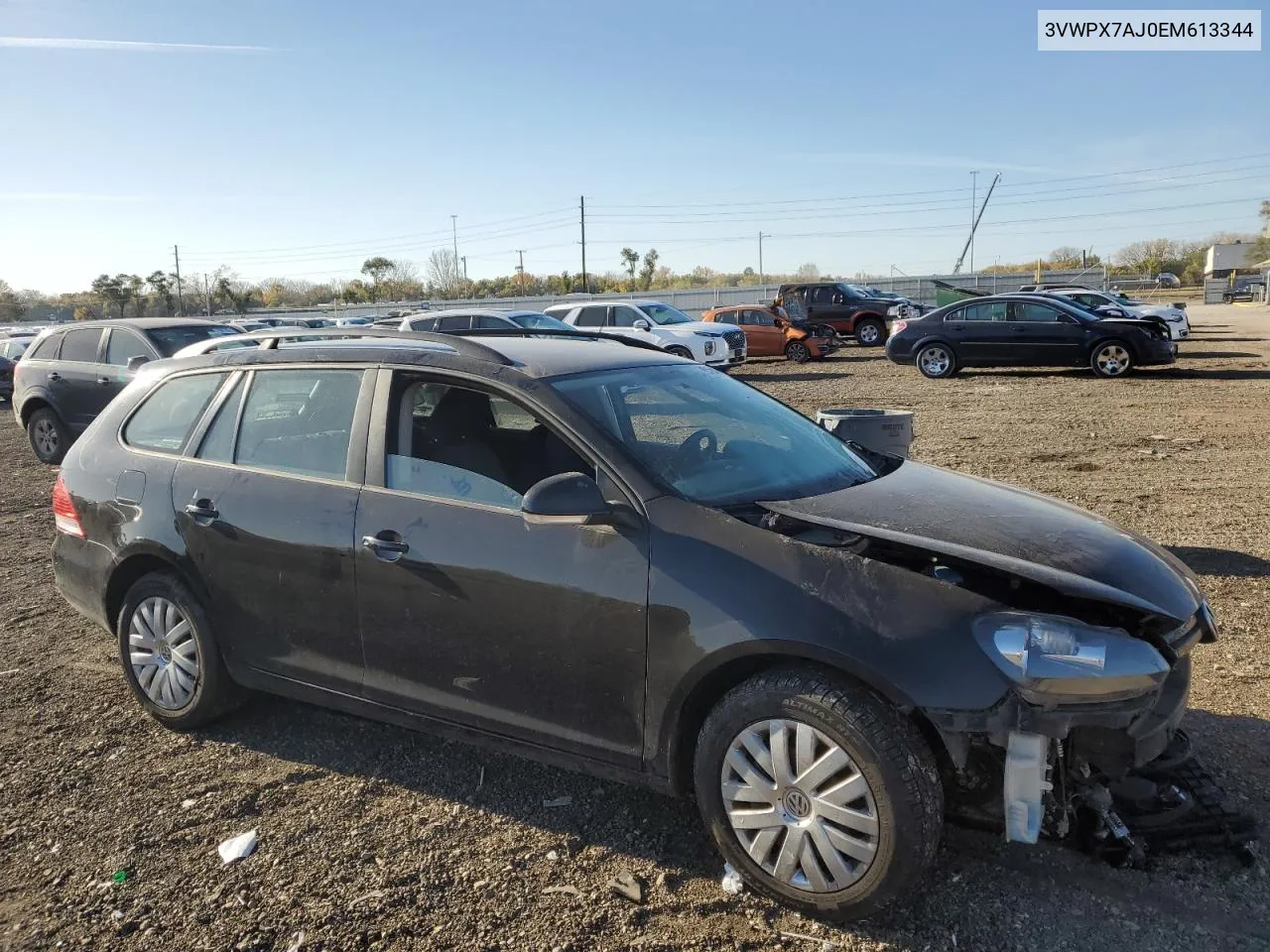 2014 Volkswagen Jetta S VIN: 3VWPX7AJ0EM613344 Lot: 78045814