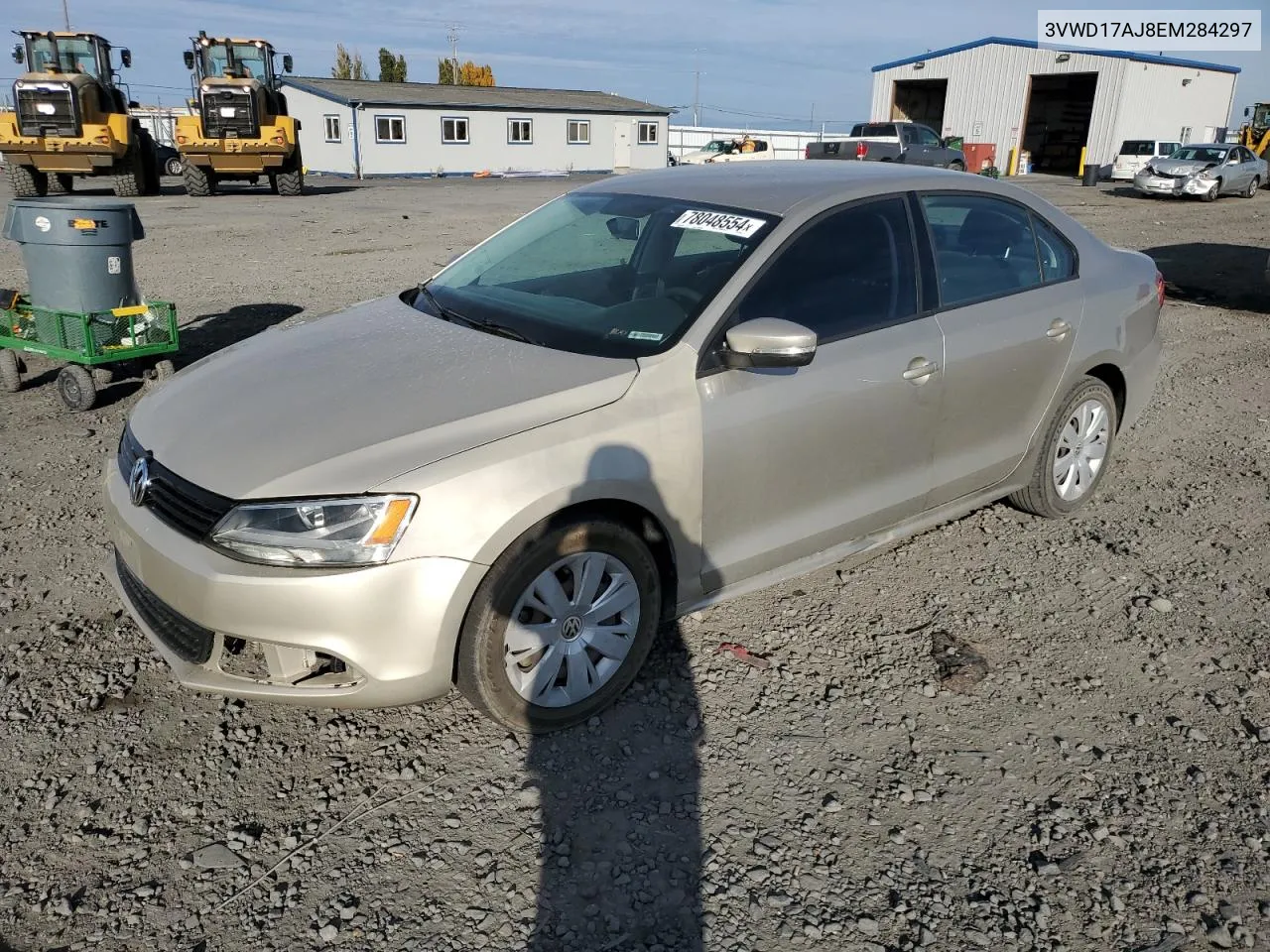 2014 Volkswagen Jetta Se VIN: 3VWD17AJ8EM284297 Lot: 78048554