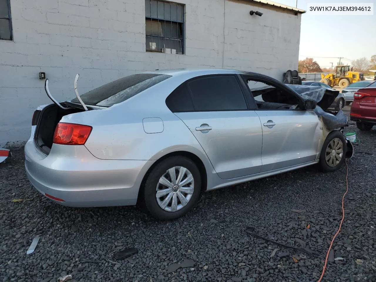 2014 Volkswagen Jetta Base VIN: 3VW1K7AJ3EM394612 Lot: 78375724