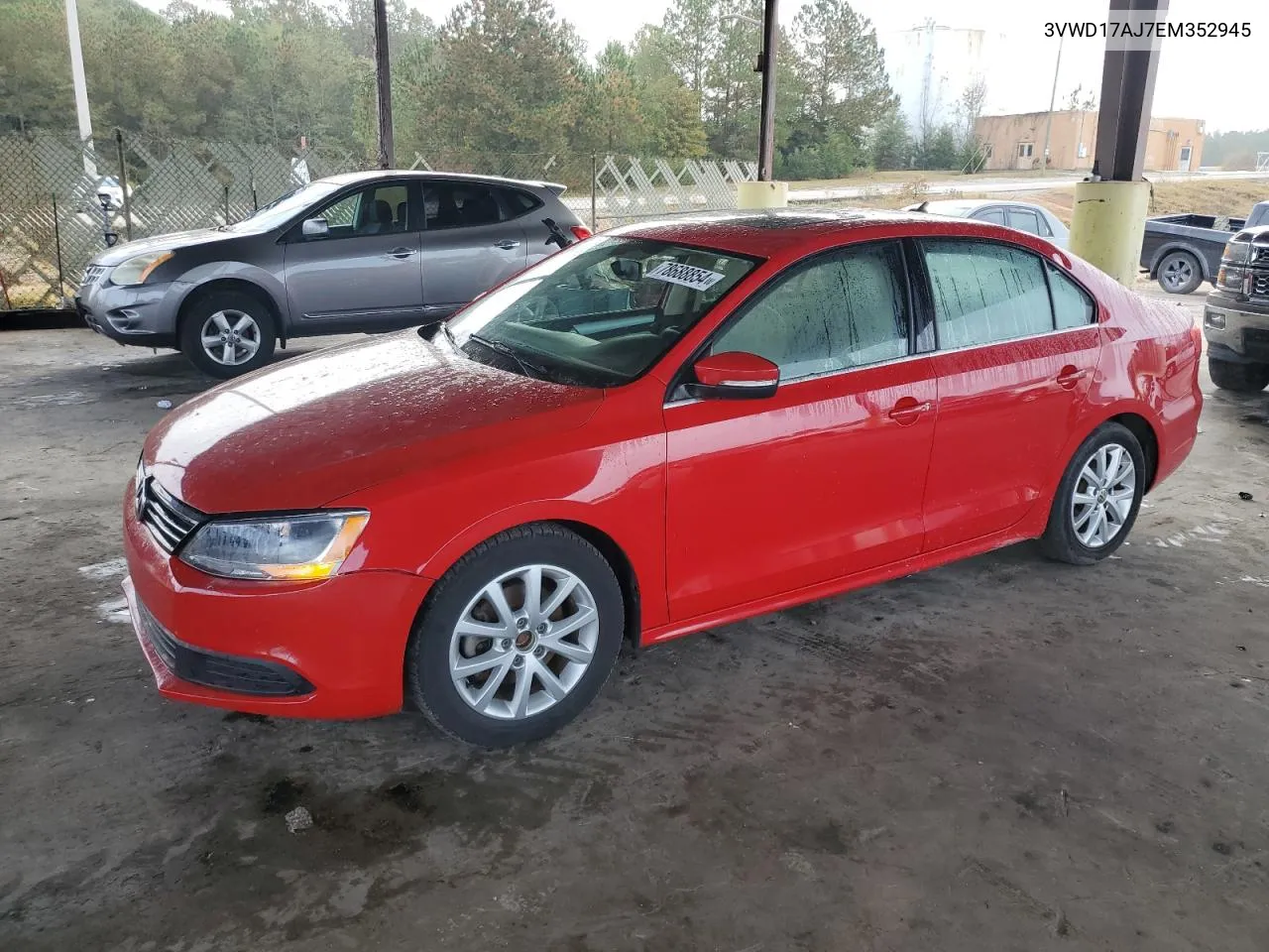 2014 Volkswagen Jetta Se VIN: 3VWD17AJ7EM352945 Lot: 78688854