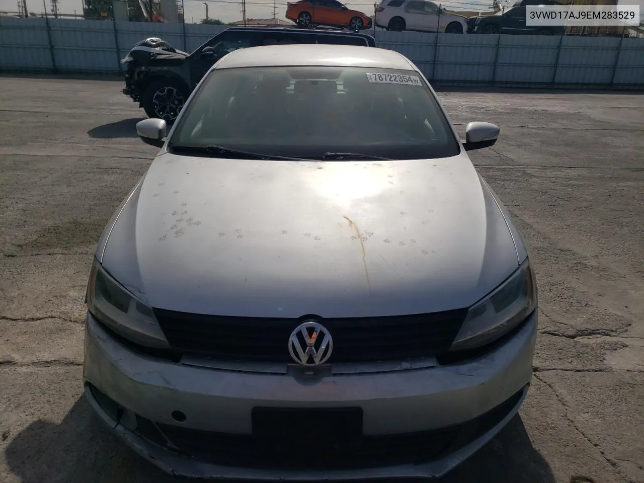 2014 Volkswagen Jetta Se VIN: 3VWD17AJ9EM283529 Lot: 78722354