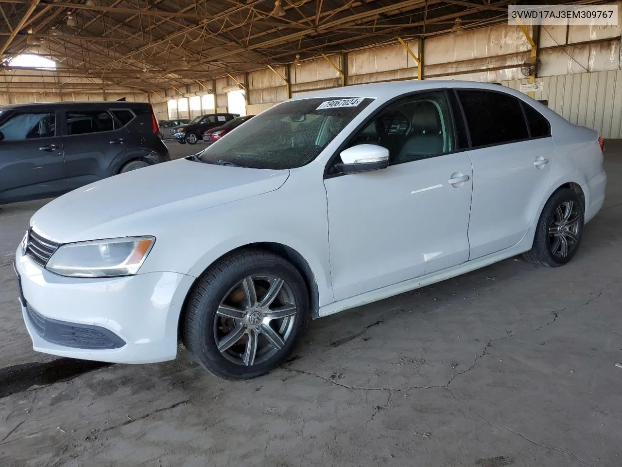 2014 Volkswagen Jetta Se VIN: 3VWD17AJ3EM309767 Lot: 79067024