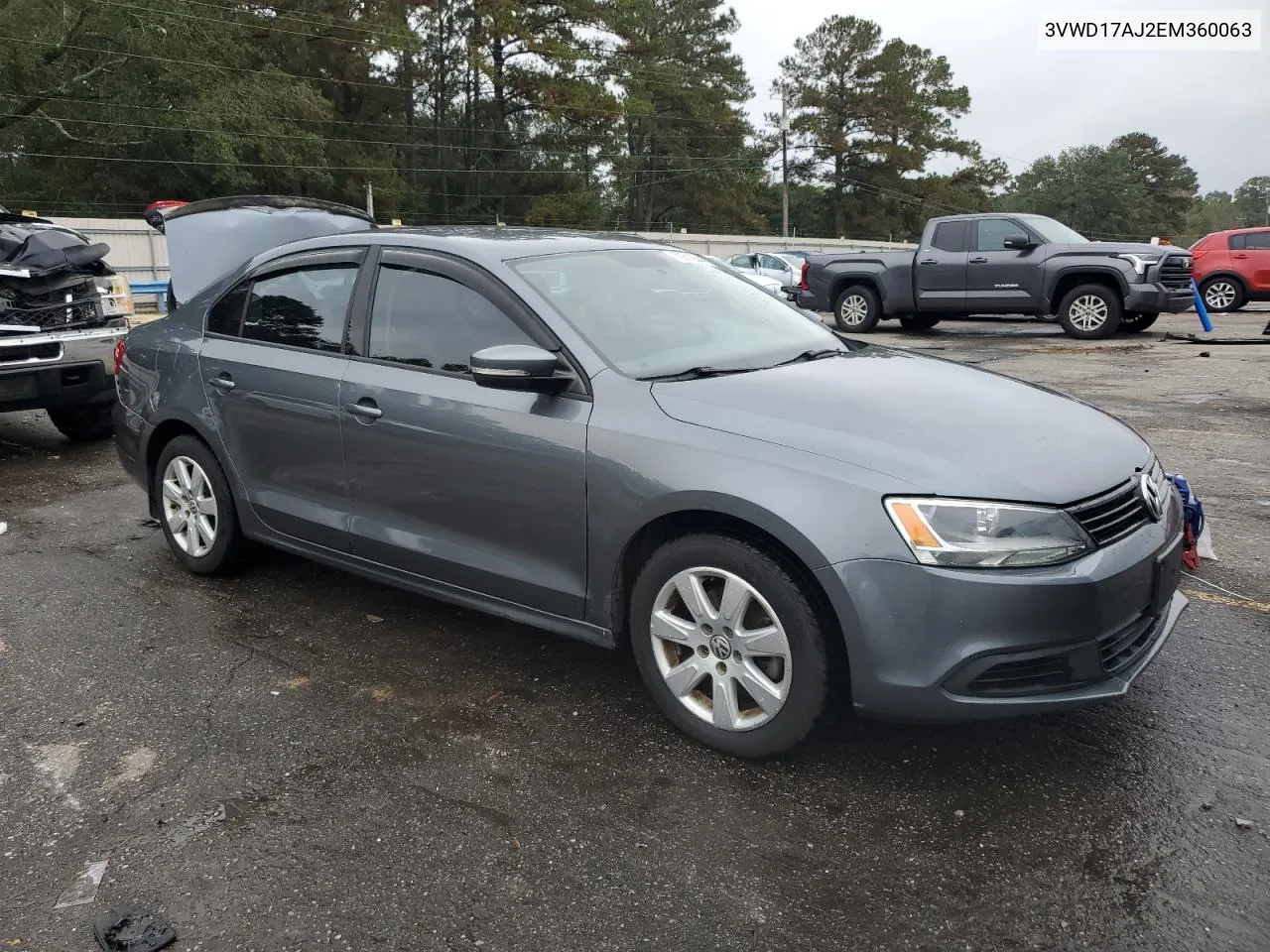 2014 Volkswagen Jetta Se VIN: 3VWD17AJ2EM360063 Lot: 79312344