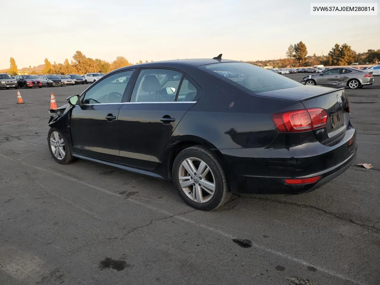 2014 Volkswagen Jetta Hybrid VIN: 3VW637AJ0EM280814 Lot: 79576014