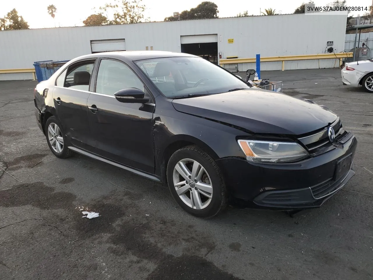 2014 Volkswagen Jetta Hybrid VIN: 3VW637AJ0EM280814 Lot: 79576014