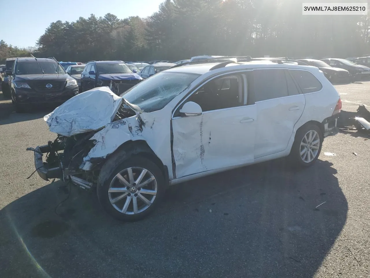 2014 Volkswagen Jetta Tdi VIN: 3VWML7AJ8EM625210 Lot: 79602354