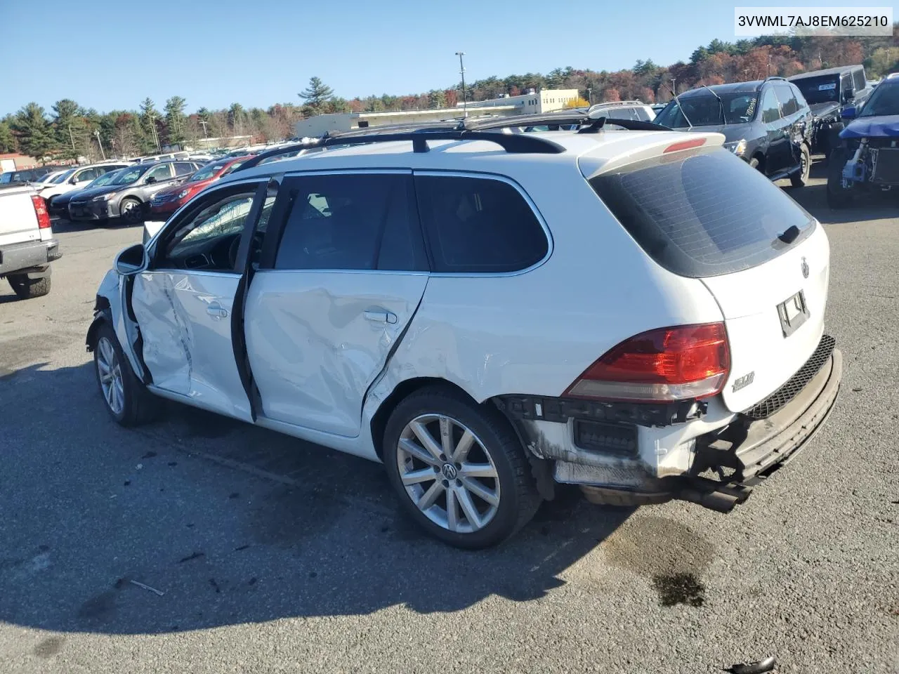 2014 Volkswagen Jetta Tdi VIN: 3VWML7AJ8EM625210 Lot: 79602354