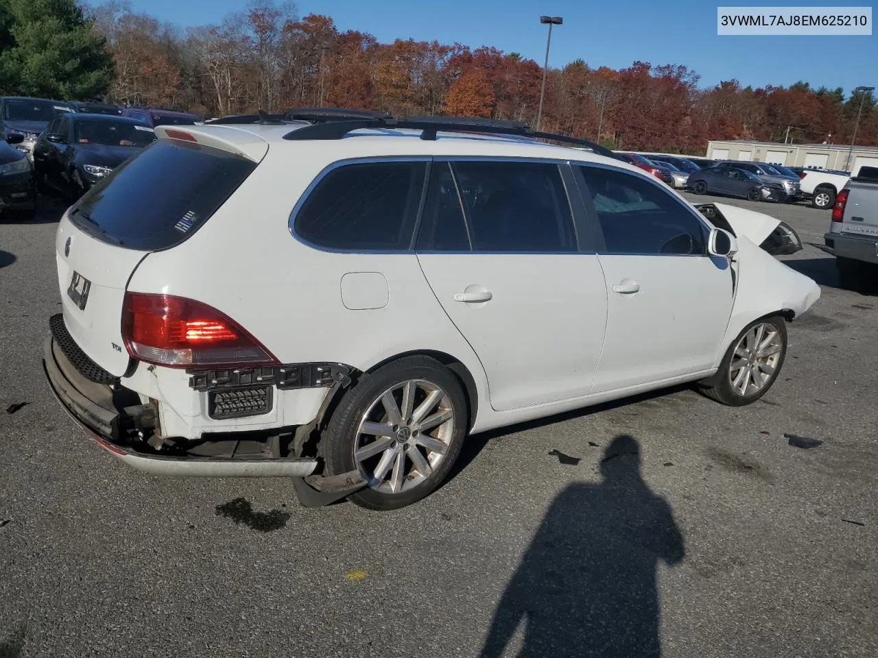 2014 Volkswagen Jetta Tdi VIN: 3VWML7AJ8EM625210 Lot: 79602354