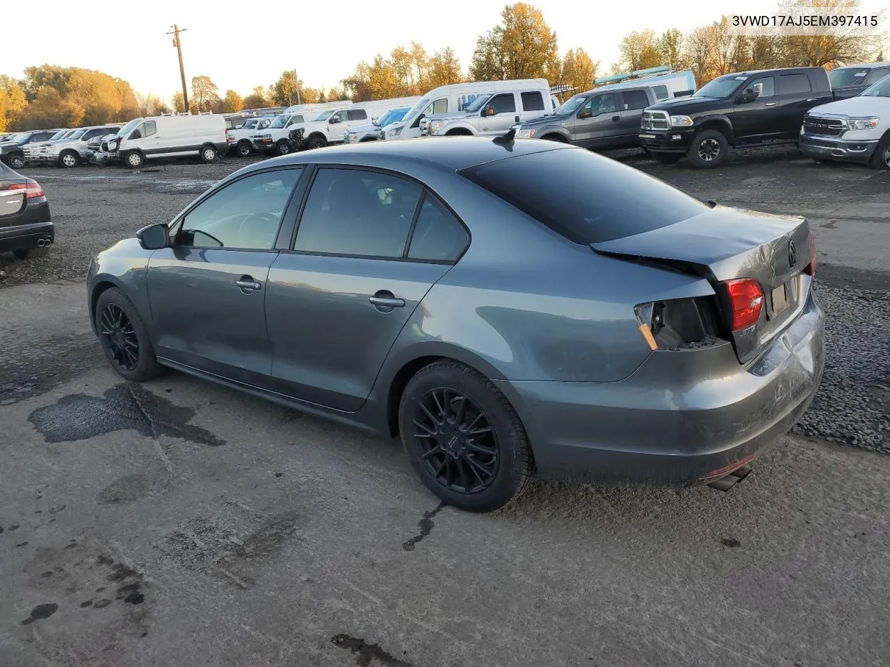 2014 Volkswagen Jetta Se VIN: 3VWD17AJ5EM397415 Lot: 79709704