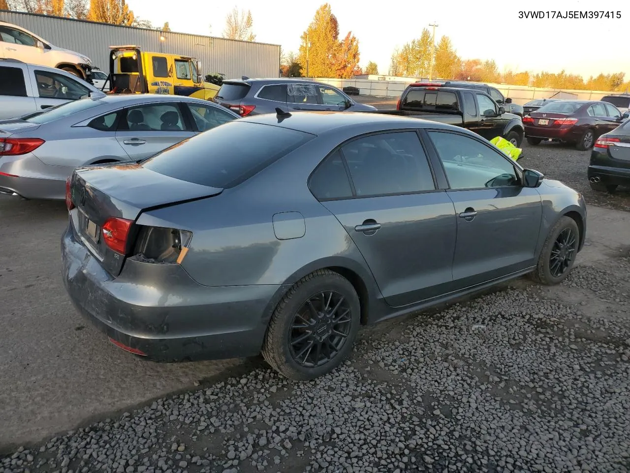 2014 Volkswagen Jetta Se VIN: 3VWD17AJ5EM397415 Lot: 79709704