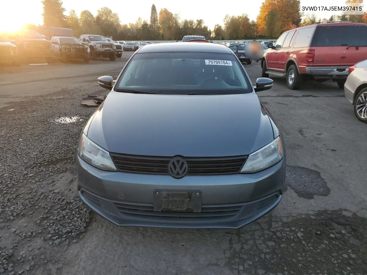 2014 Volkswagen Jetta Se VIN: 3VWD17AJ5EM397415 Lot: 79709704