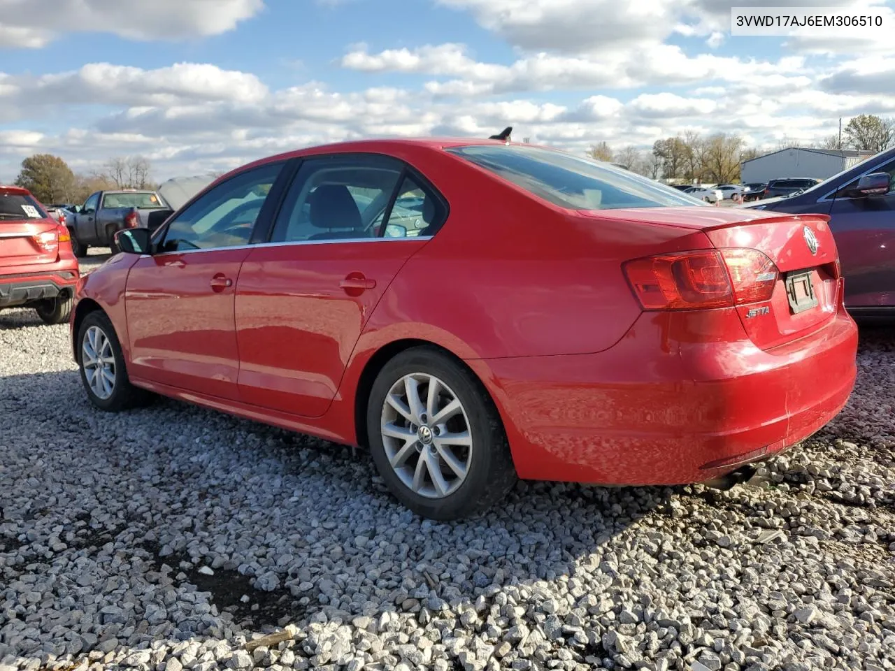 2014 Volkswagen Jetta Se VIN: 3VWD17AJ6EM306510 Lot: 79750074