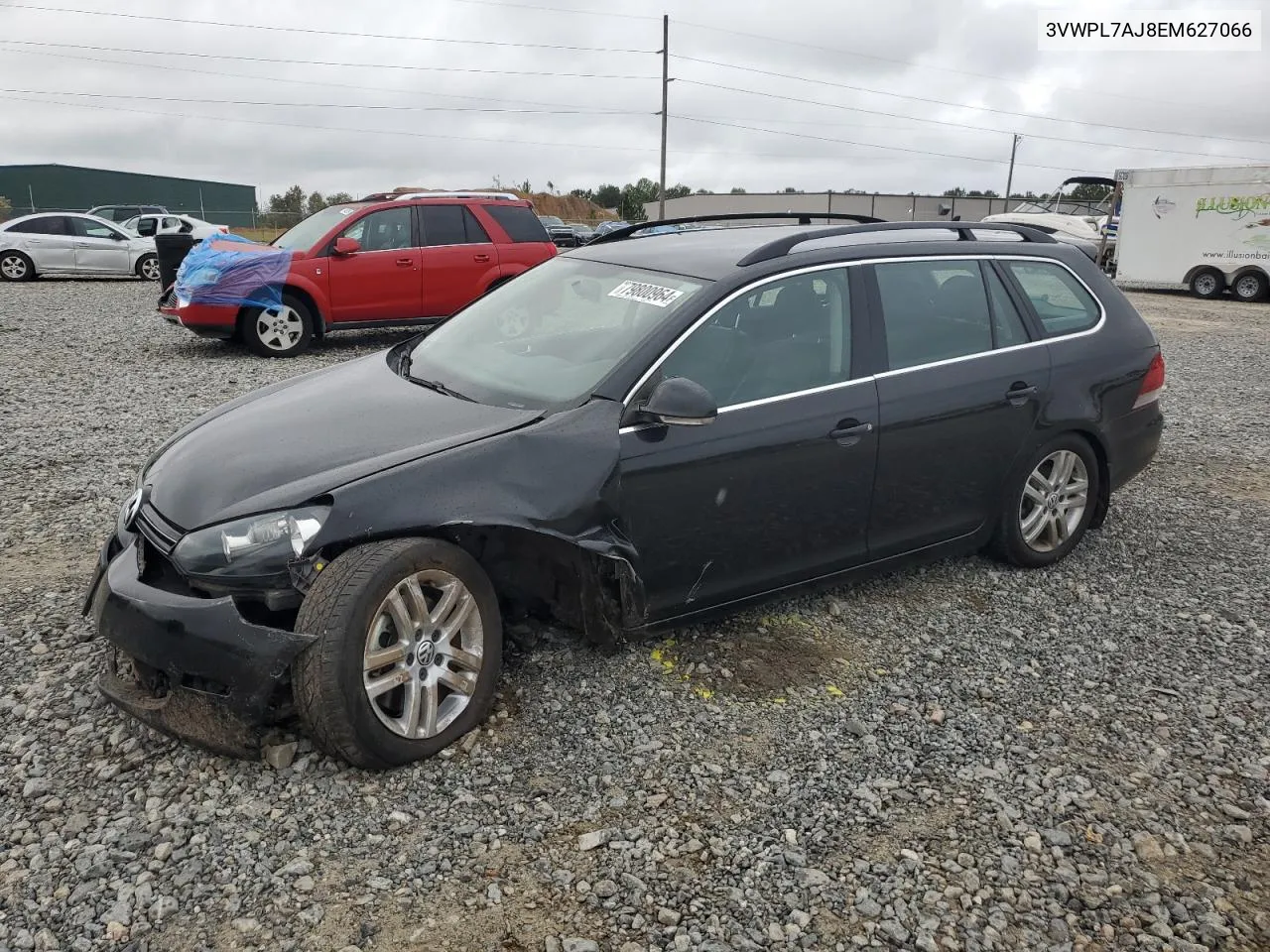 2014 Volkswagen Jetta Tdi VIN: 3VWPL7AJ8EM627066 Lot: 79800964