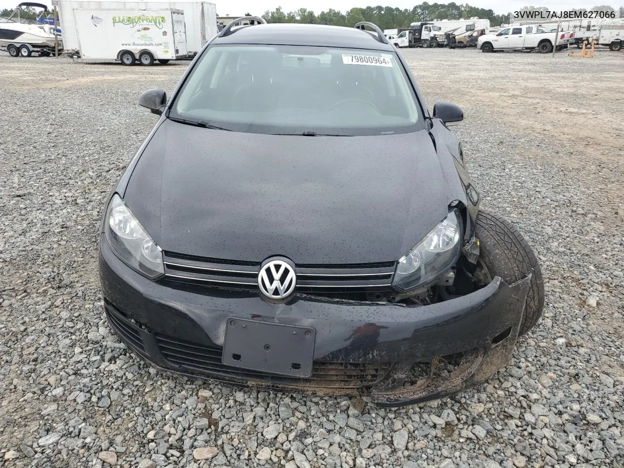 2014 Volkswagen Jetta Tdi VIN: 3VWPL7AJ8EM627066 Lot: 79800964