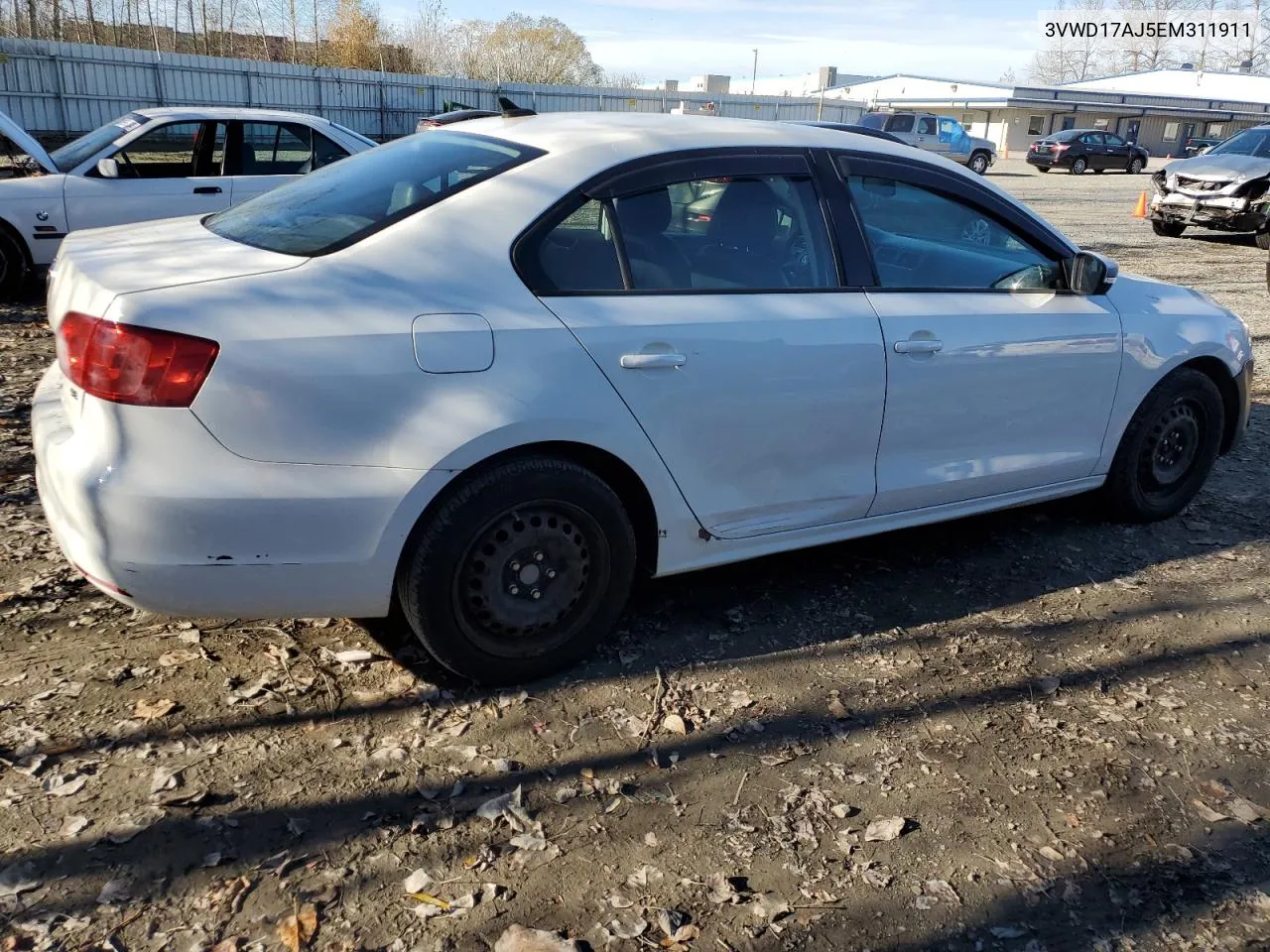 2014 Volkswagen Jetta Se VIN: 3VWD17AJ5EM311911 Lot: 79958814