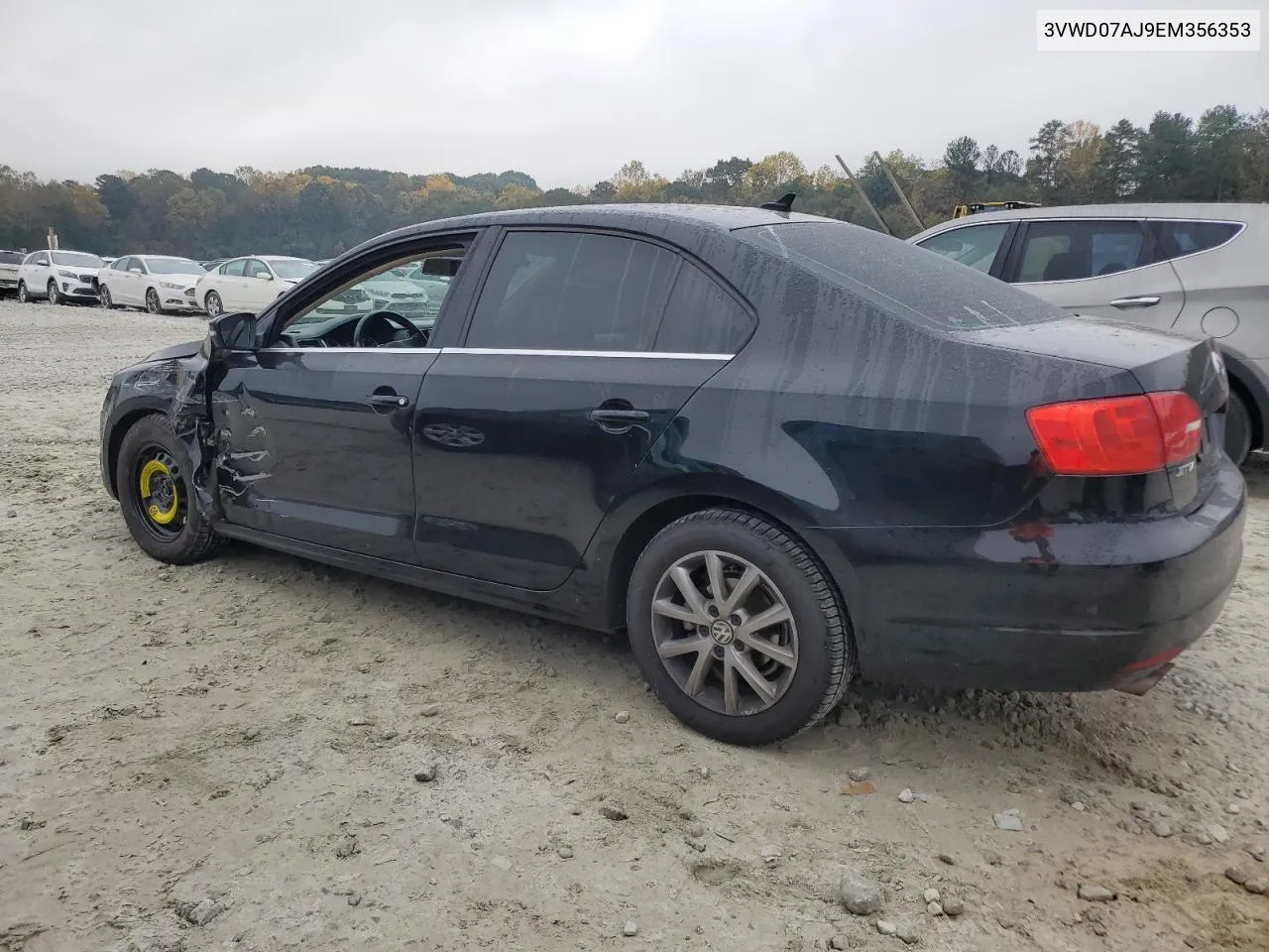 2014 Volkswagen Jetta Se VIN: 3VWD07AJ9EM356353 Lot: 80012574