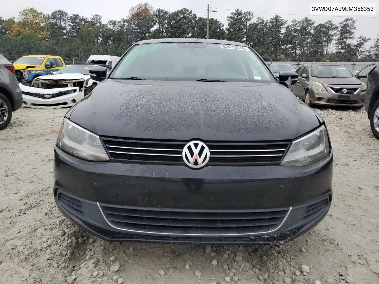 2014 Volkswagen Jetta Se VIN: 3VWD07AJ9EM356353 Lot: 80012574