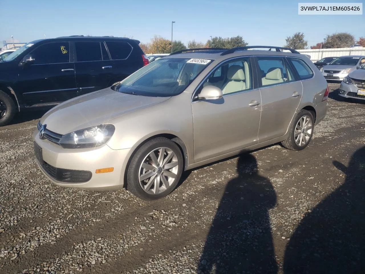 2014 Volkswagen Jetta Tdi VIN: 3VWPL7AJ1EM605426 Lot: 80452964