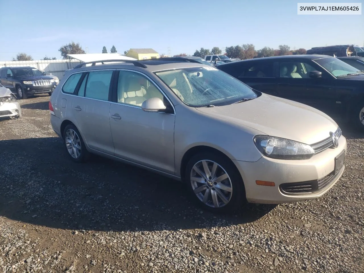 2014 Volkswagen Jetta Tdi VIN: 3VWPL7AJ1EM605426 Lot: 80452964