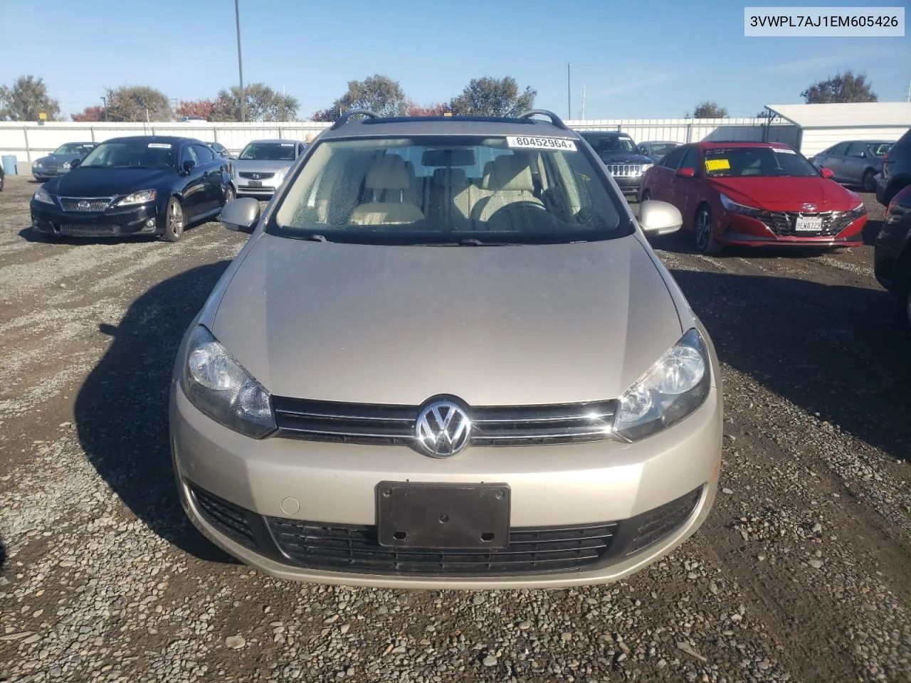 2014 Volkswagen Jetta Tdi VIN: 3VWPL7AJ1EM605426 Lot: 80452964