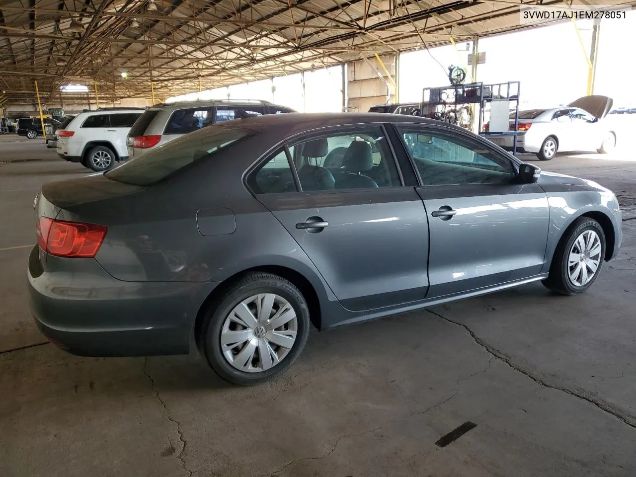 2014 Volkswagen Jetta Se VIN: 3VWD17AJ1EM278051 Lot: 80586204