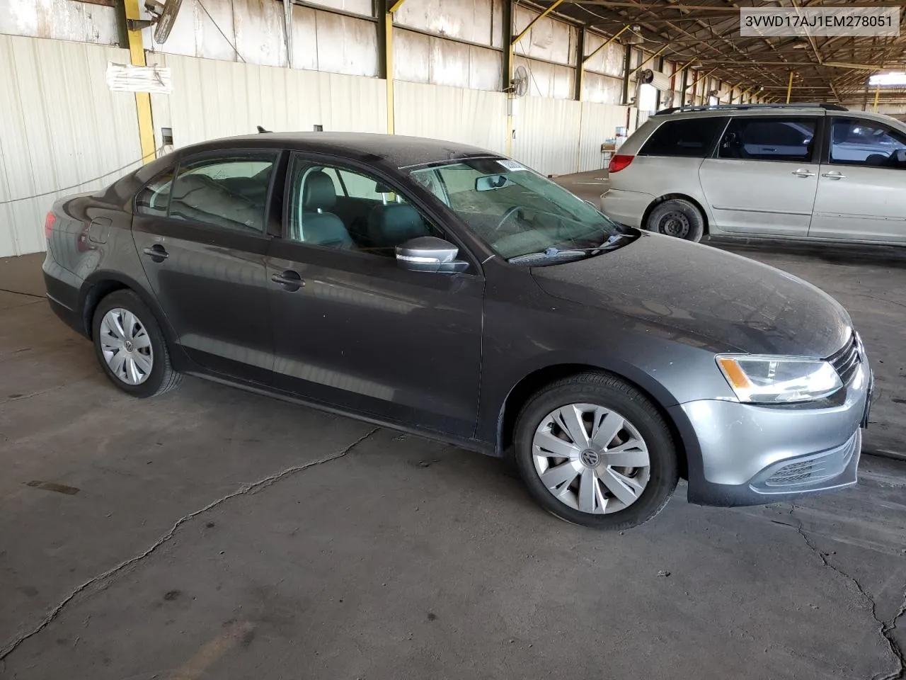 2014 Volkswagen Jetta Se VIN: 3VWD17AJ1EM278051 Lot: 80586204