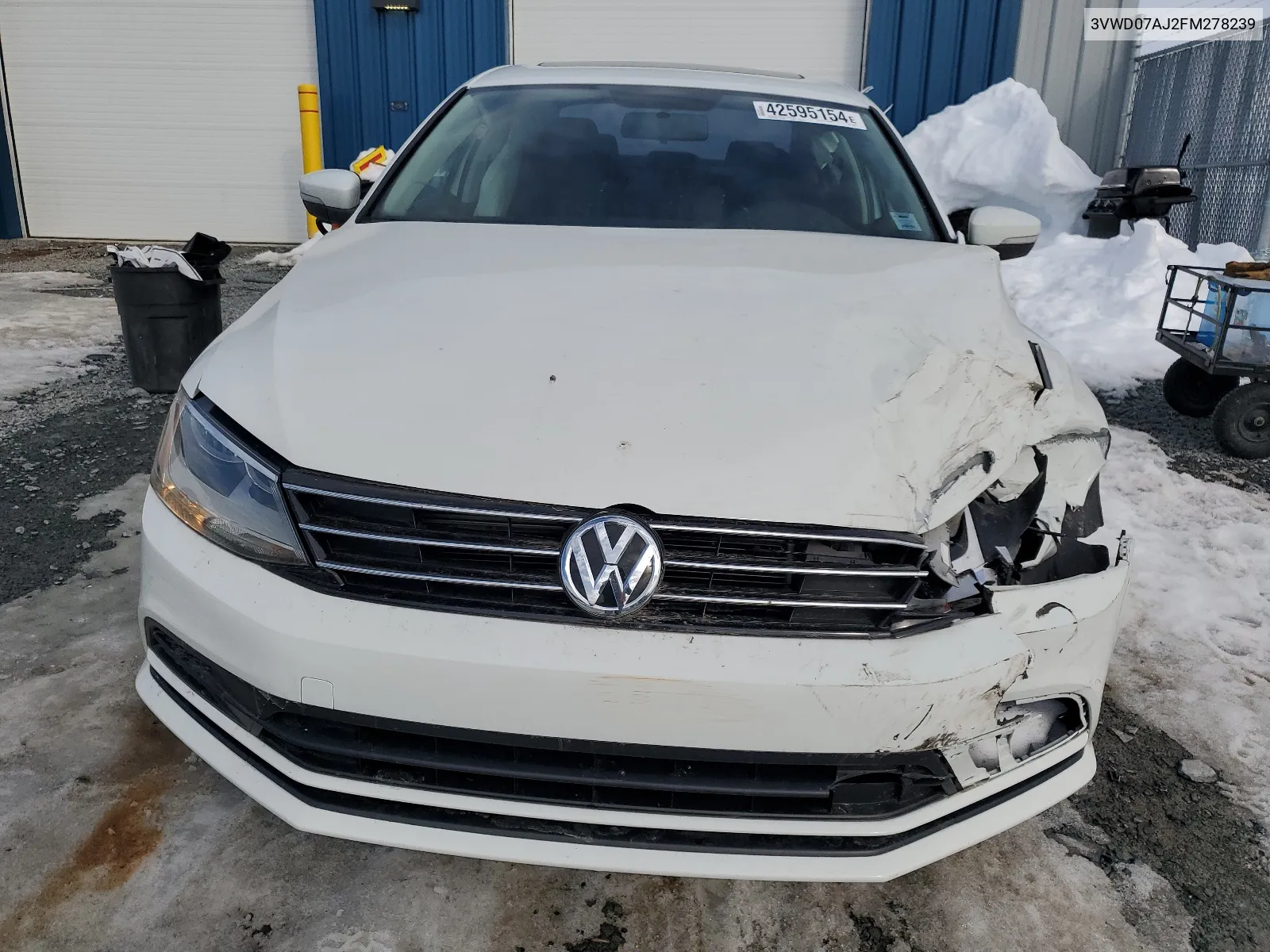 2015 Volkswagen Jetta Se VIN: 3VWD07AJ2FM278239 Lot: 42595154