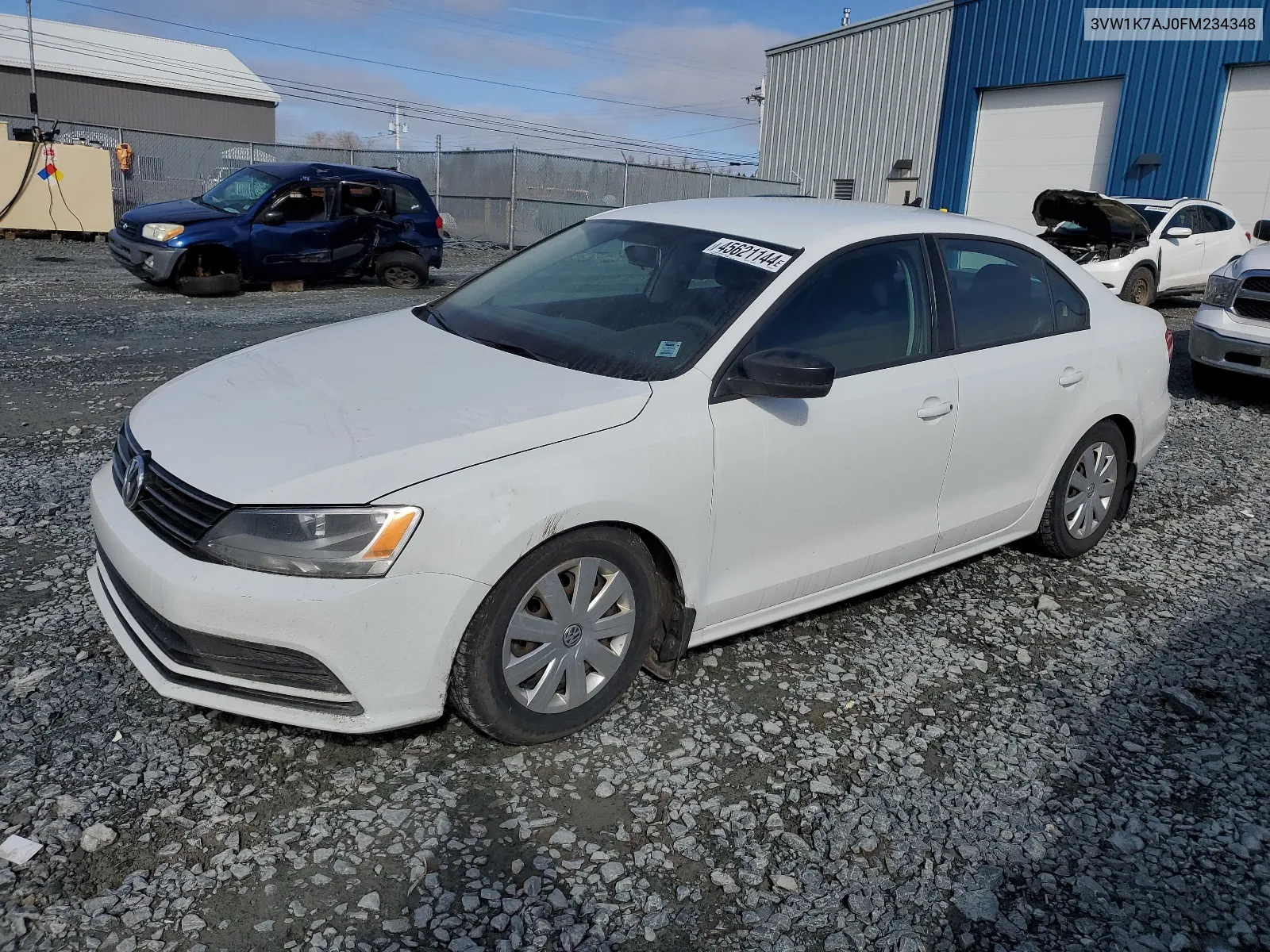 2015 Volkswagen Jetta Base VIN: 3VW1K7AJ0FM234348 Lot: 45621144