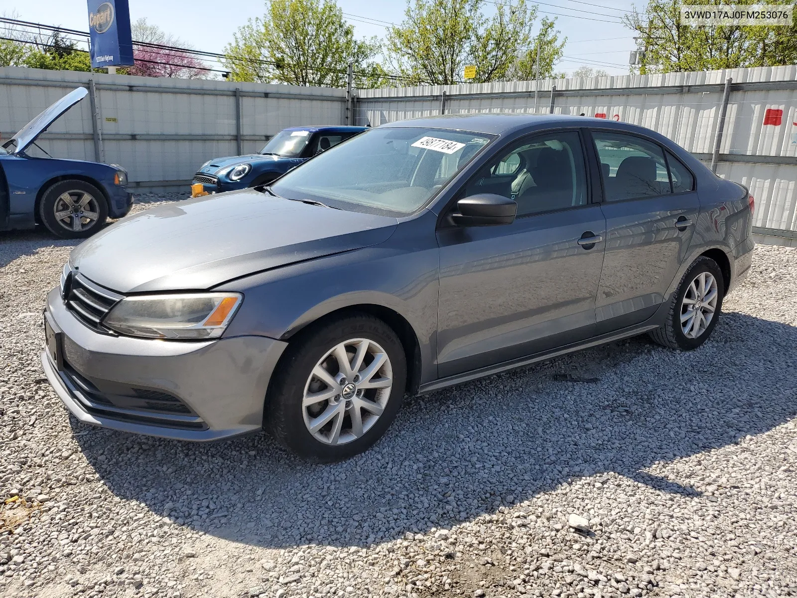 2015 Volkswagen Jetta Se VIN: 3VWD17AJ0FM253076 Lot: 49877184