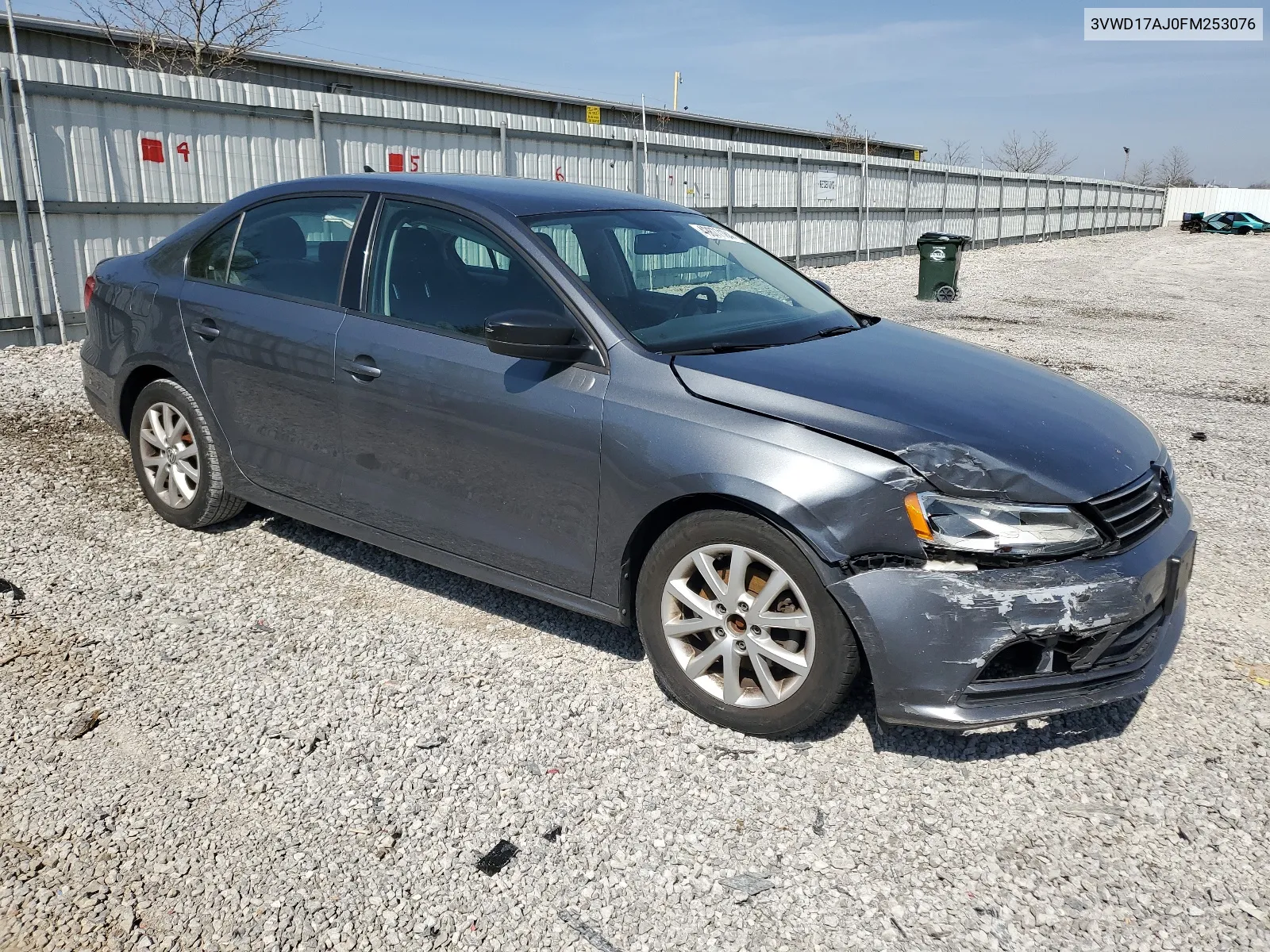 2015 Volkswagen Jetta Se VIN: 3VWD17AJ0FM253076 Lot: 49877184