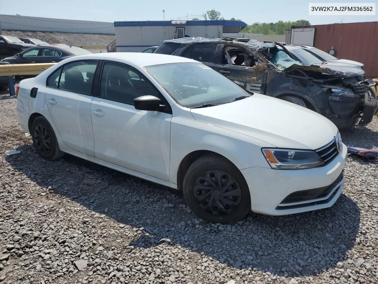 2015 Volkswagen Jetta Base VIN: 3VW2K7AJ2FM336562 Lot: 52672024