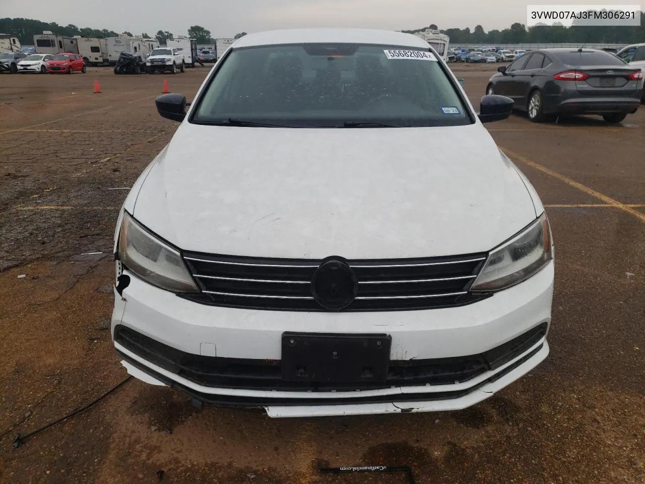 2015 Volkswagen Jetta Se VIN: 3VWD07AJ3FM306291 Lot: 55682004