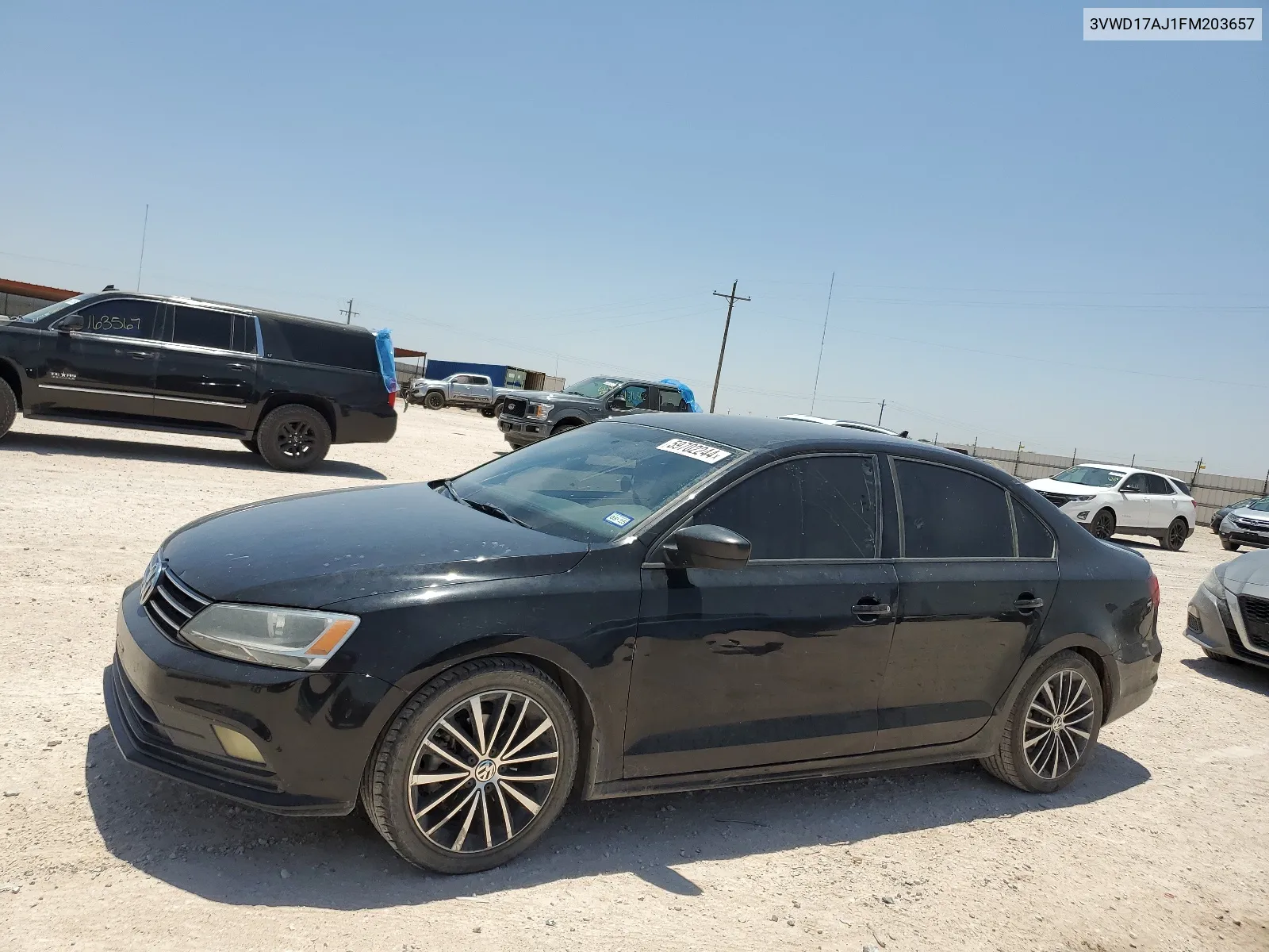 3VWD17AJ1FM203657 2015 Volkswagen Jetta Se