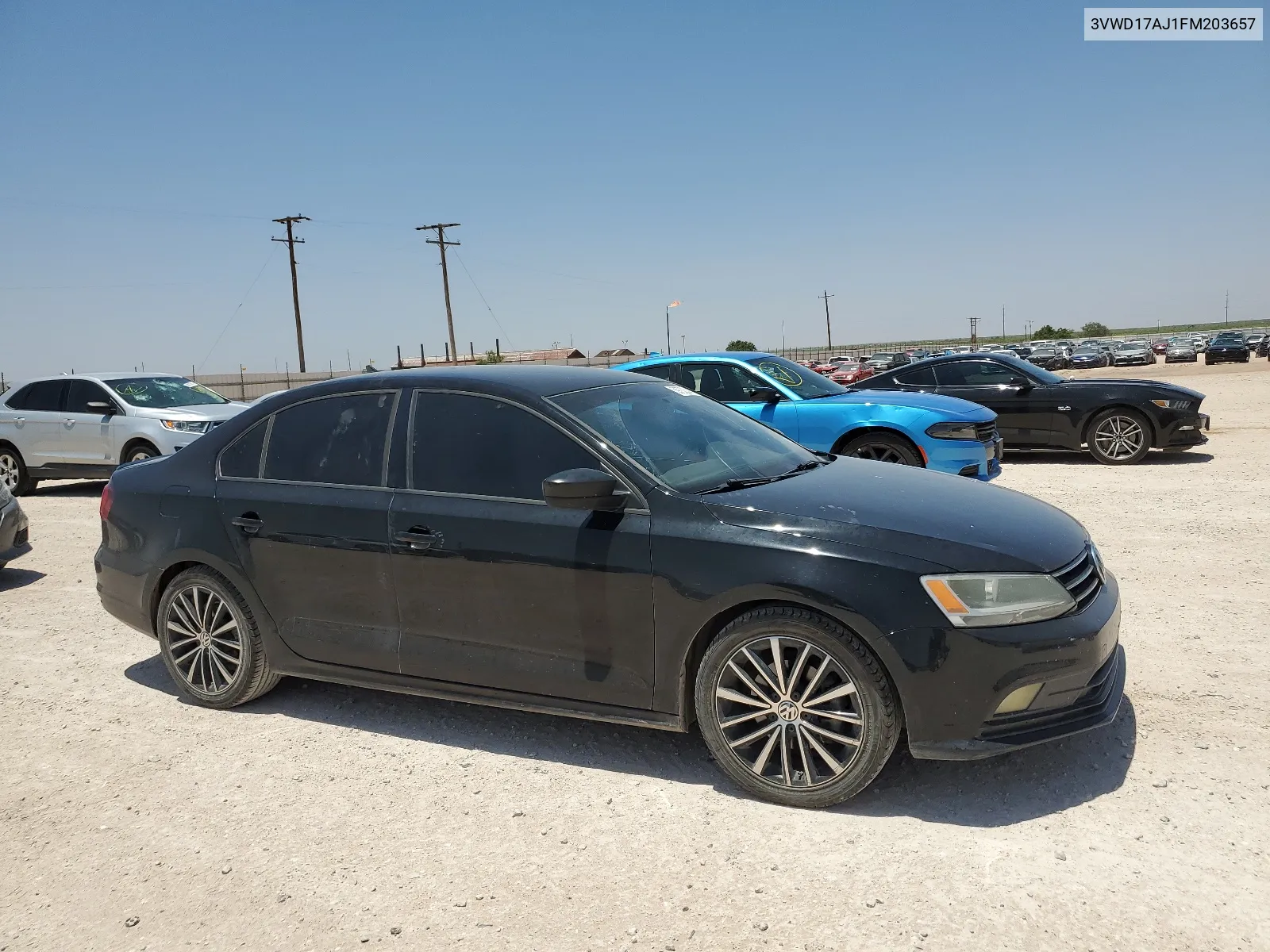 3VWD17AJ1FM203657 2015 Volkswagen Jetta Se