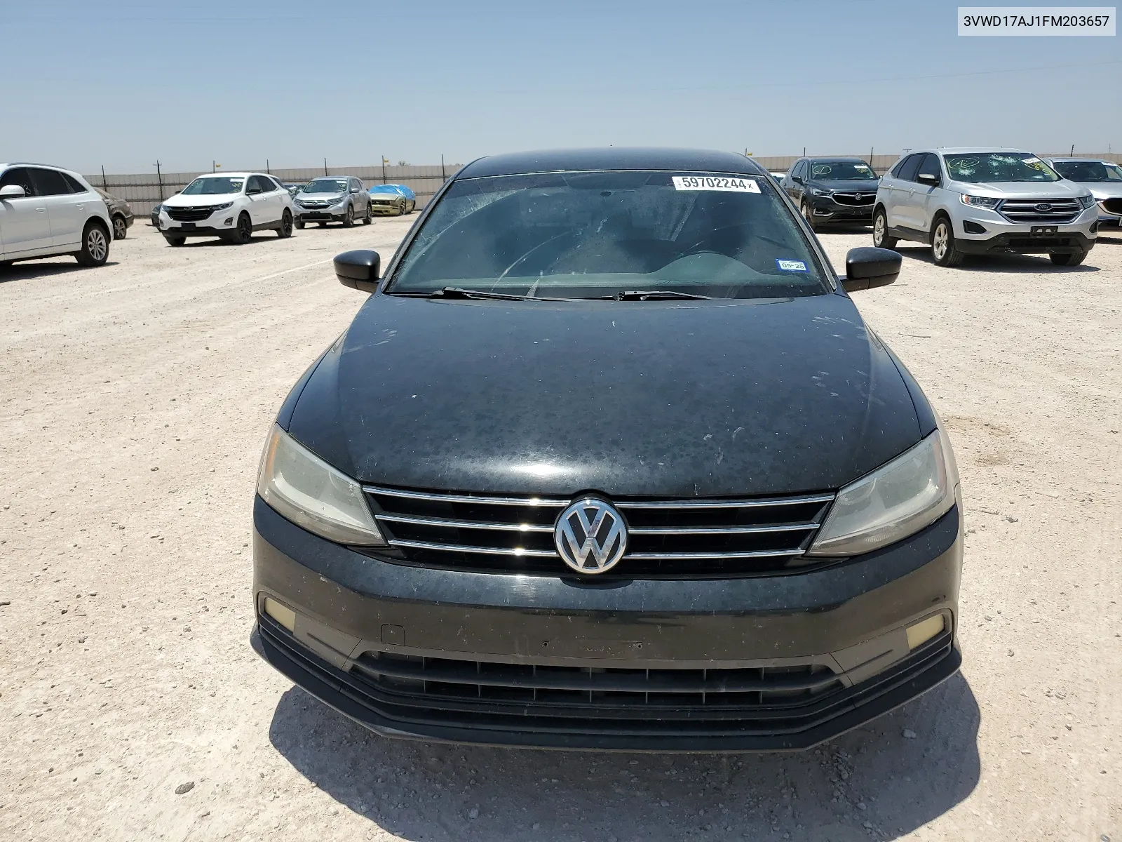 2015 Volkswagen Jetta Se VIN: 3VWD17AJ1FM203657 Lot: 59702244