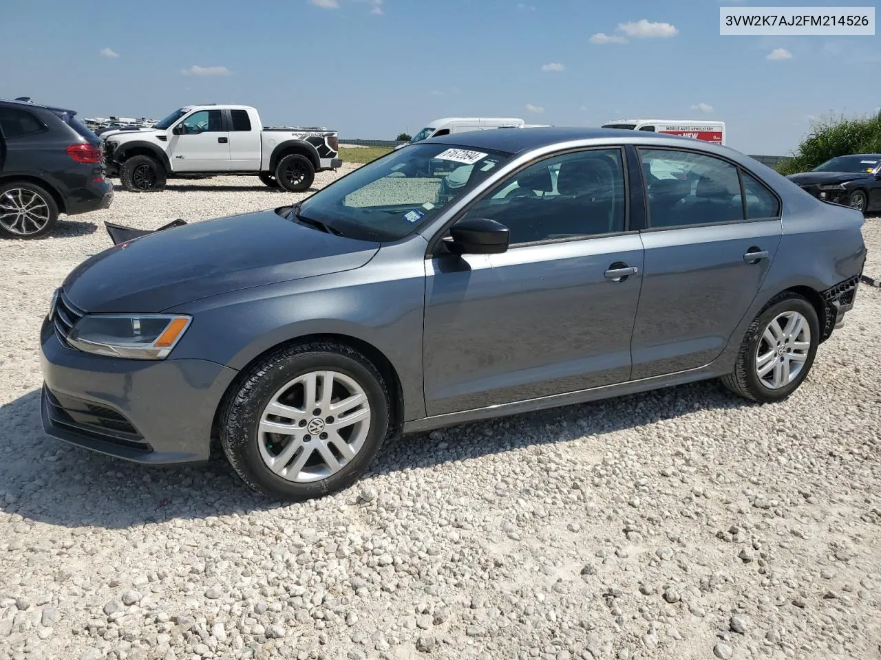 3VW2K7AJ2FM214526 2015 Volkswagen Jetta Base