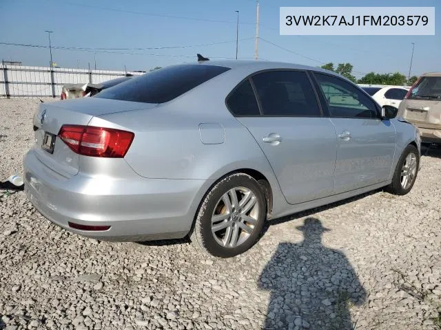 3VW2K7AJ1FM203579 2015 Volkswagen Jetta Base