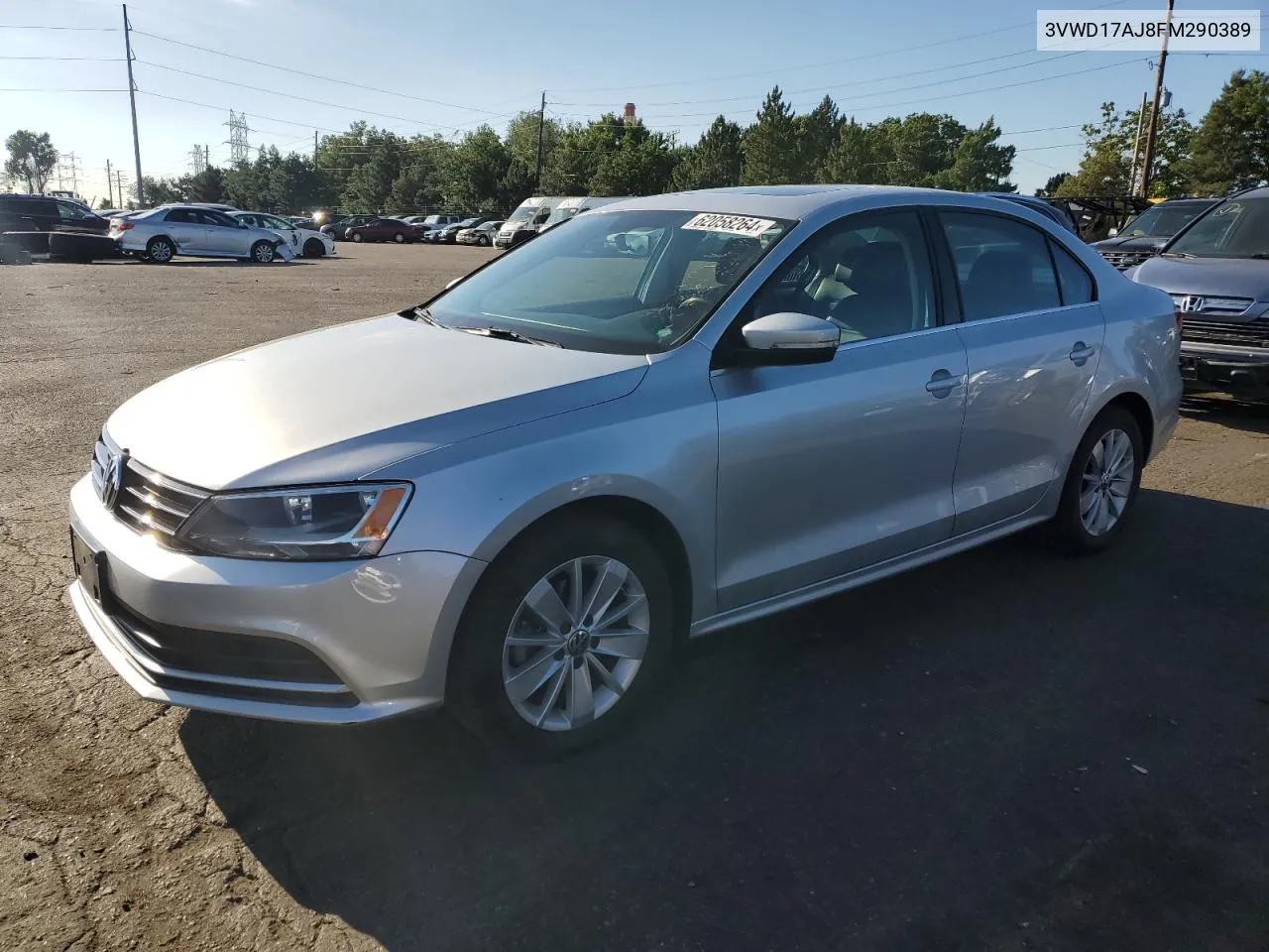 3VWD17AJ8FM290389 2015 Volkswagen Jetta Se