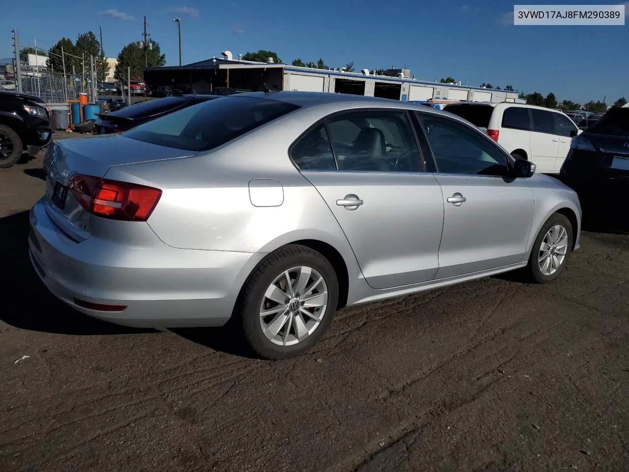 2015 Volkswagen Jetta Se VIN: 3VWD17AJ8FM290389 Lot: 62058264