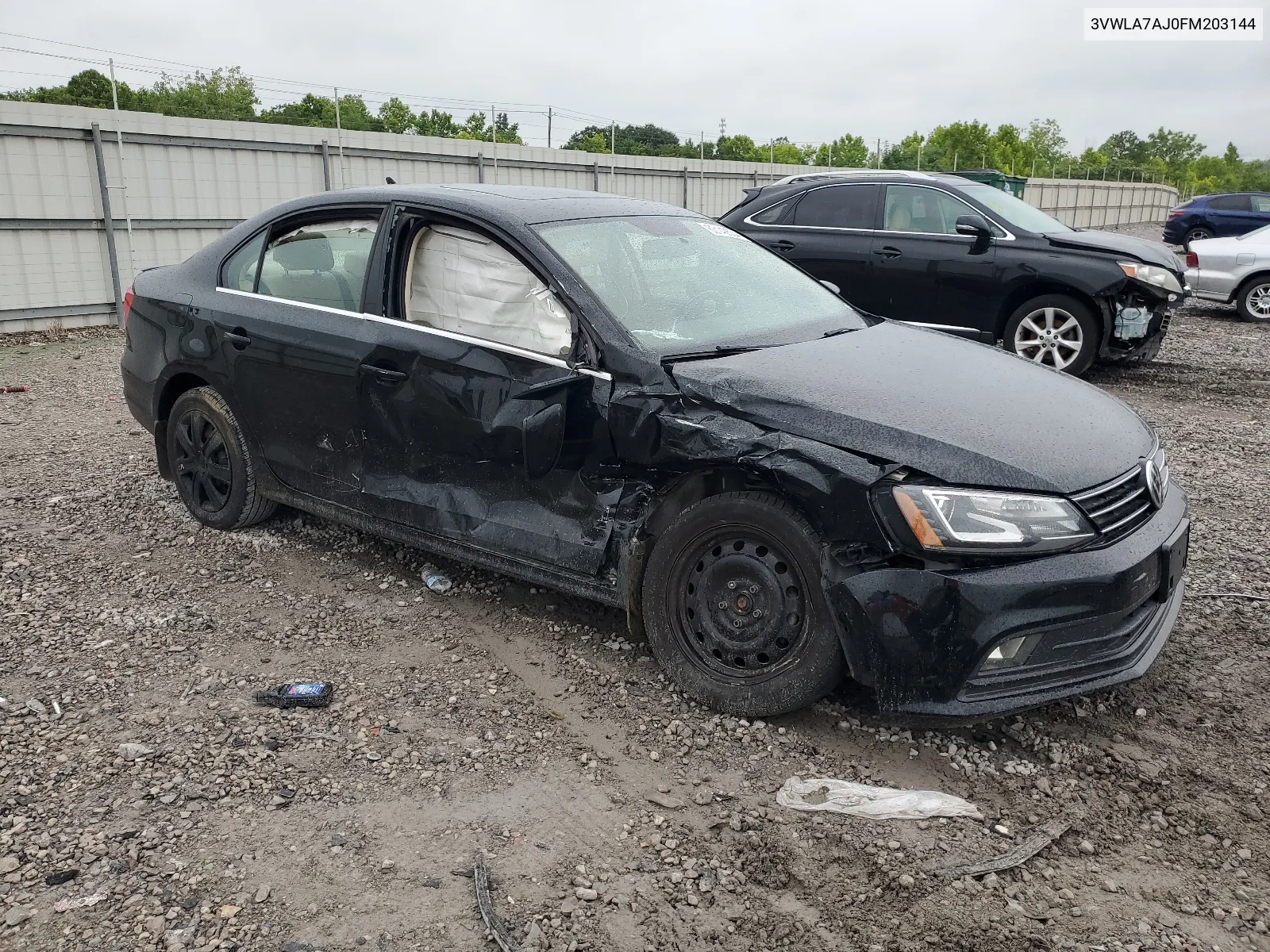 2015 Volkswagen Jetta Tdi VIN: 3VWLA7AJ0FM203144 Lot: 63142534