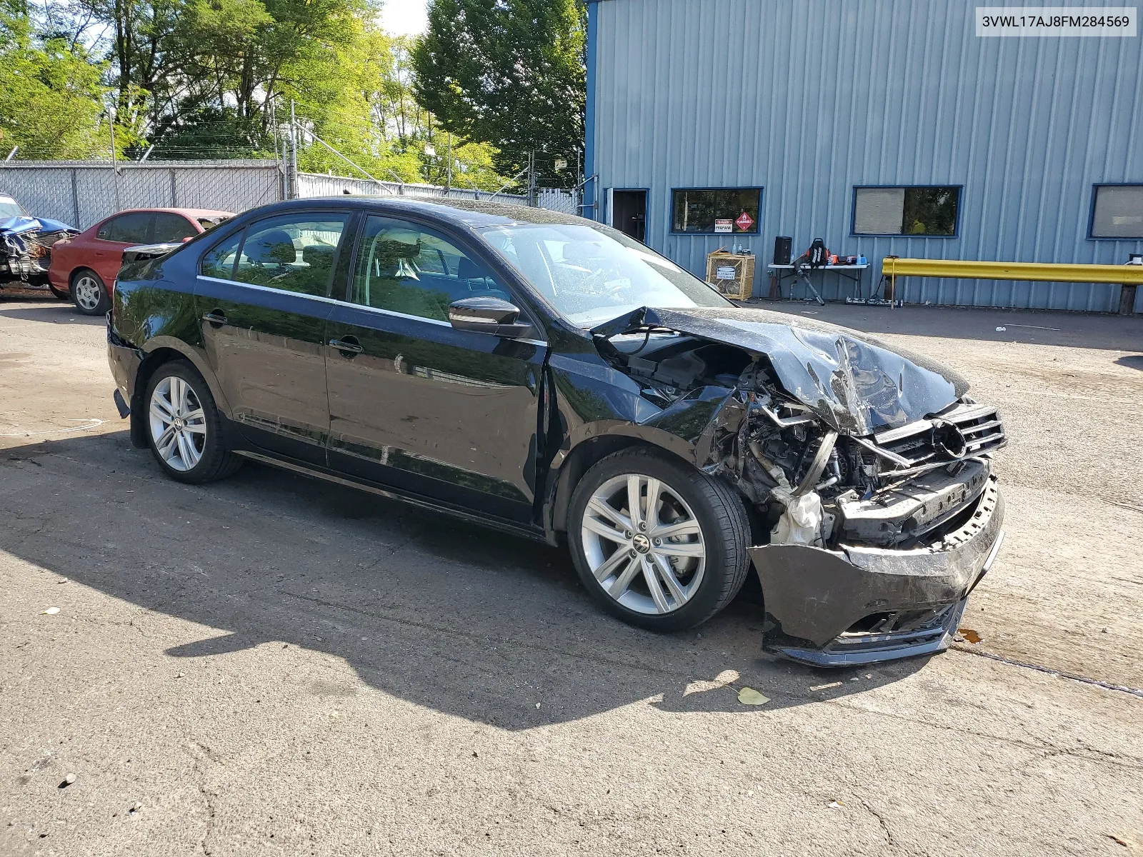 2015 Volkswagen Jetta Sel VIN: 3VWL17AJ8FM284569 Lot: 64376804