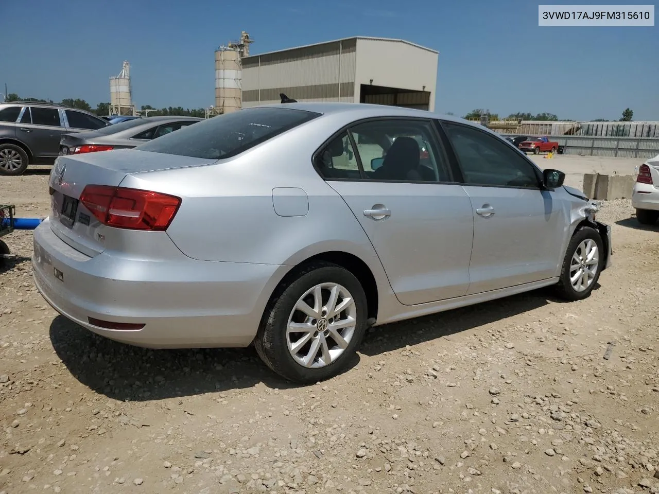 2015 Volkswagen Jetta Se VIN: 3VWD17AJ9FM315610 Lot: 65236204