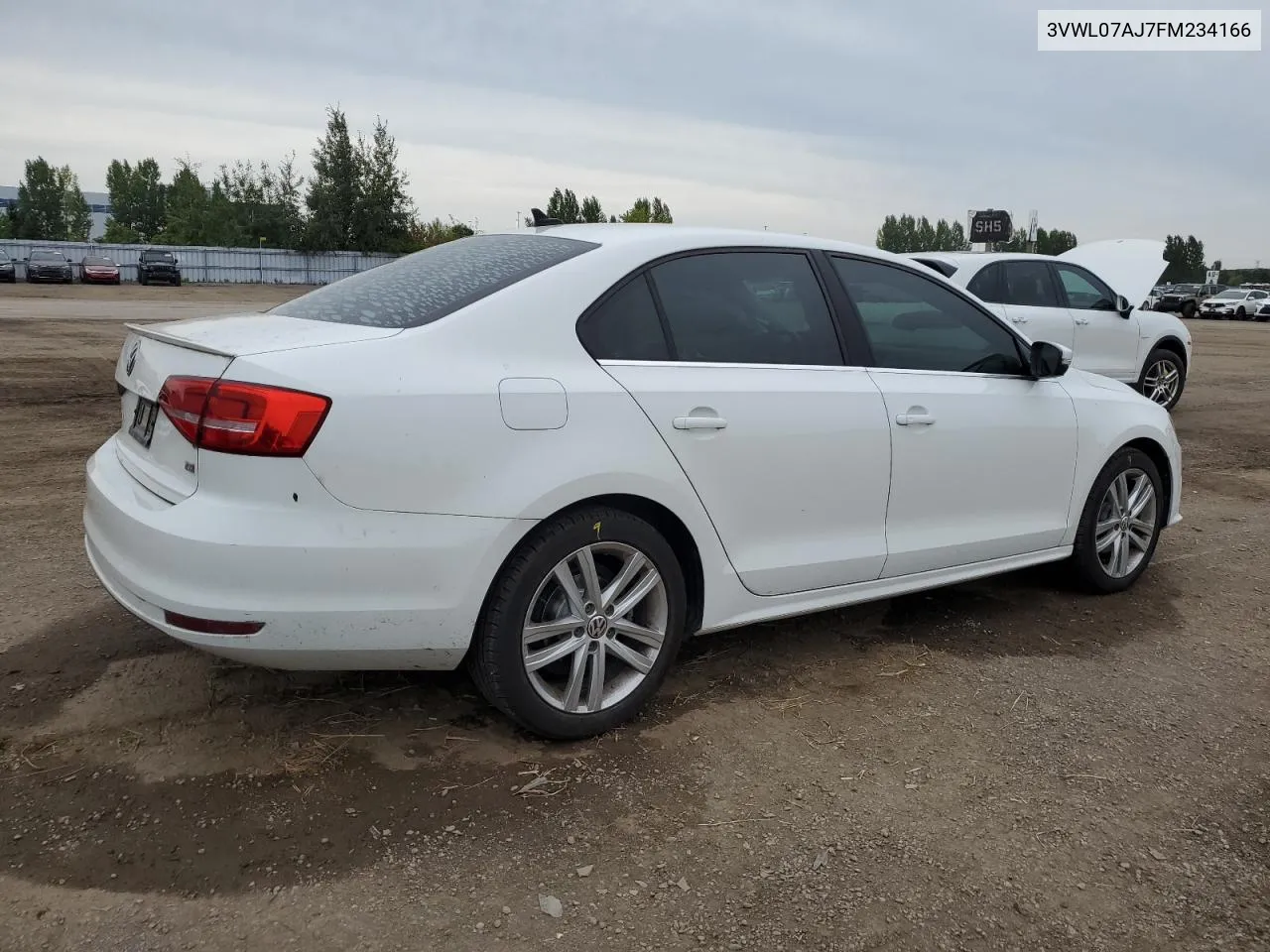 2015 Volkswagen Jetta Sel VIN: 3VWL07AJ7FM234166 Lot: 65784404