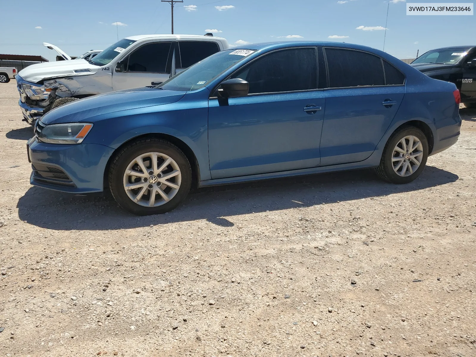 3VWD17AJ3FM233646 2015 Volkswagen Jetta Se