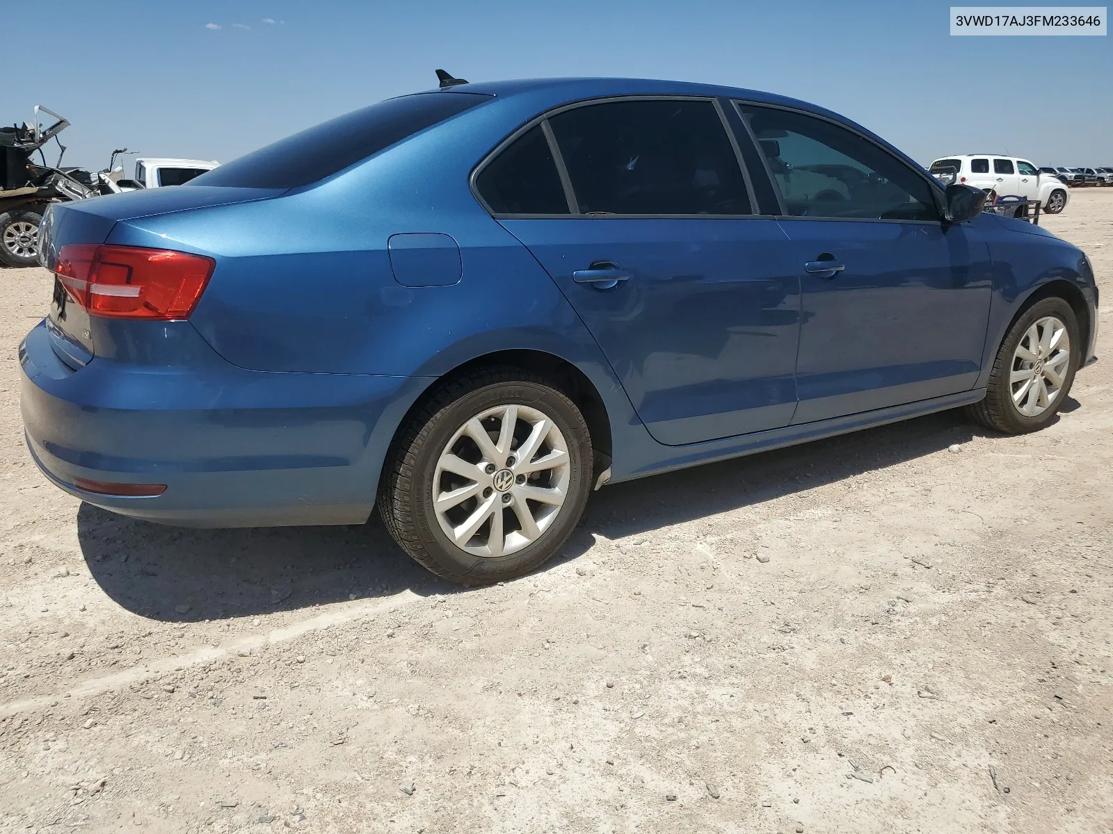 2015 Volkswagen Jetta Se VIN: 3VWD17AJ3FM233646 Lot: 66551774